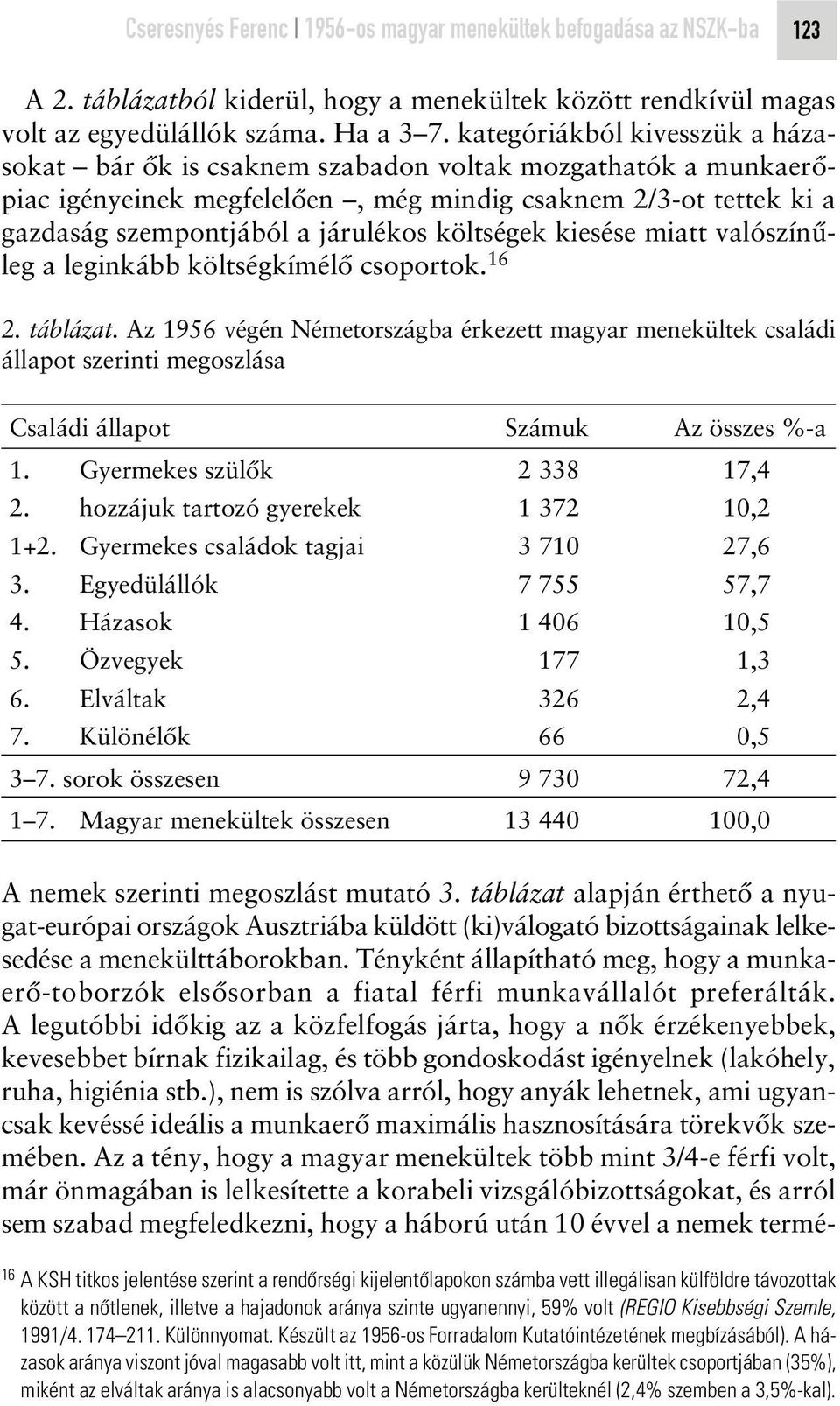 költségek kiesése miatt valószínûleg a leginkább költségkímélô csoportok. 16 2. táblázat.