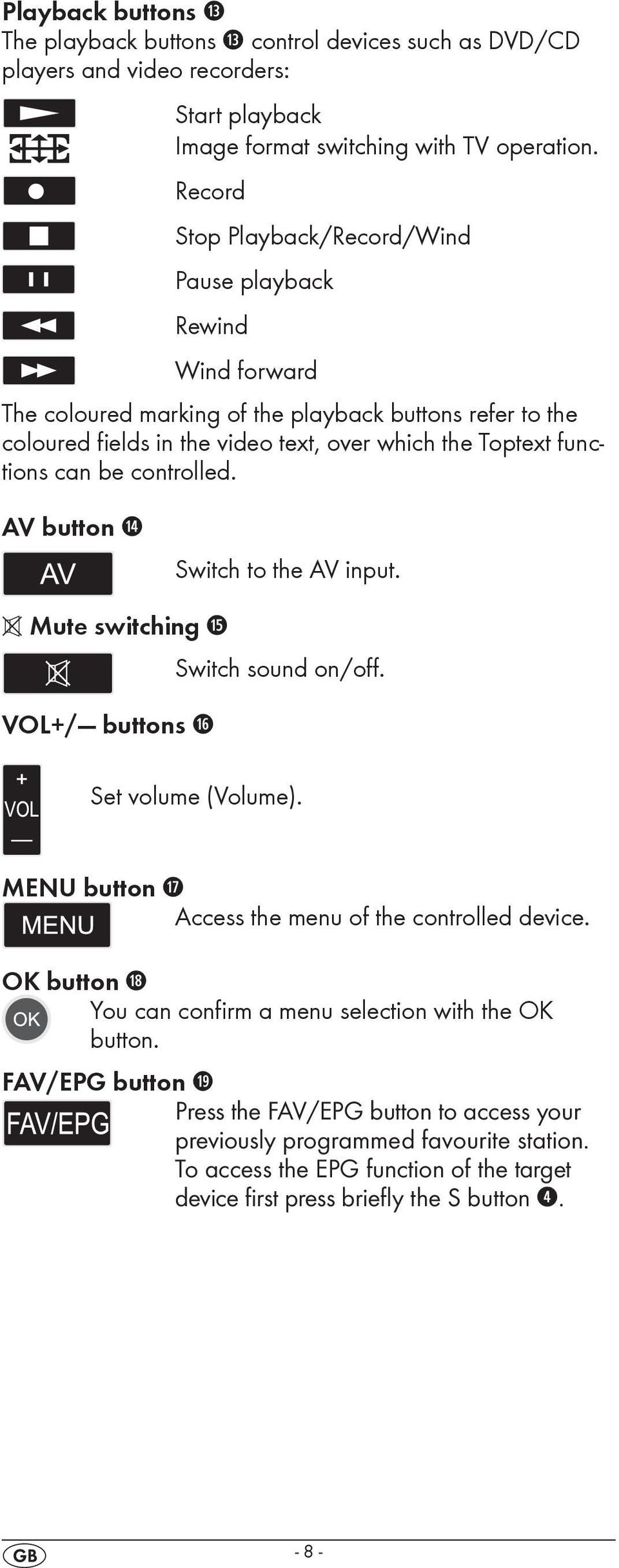 To access the EPG function of the target