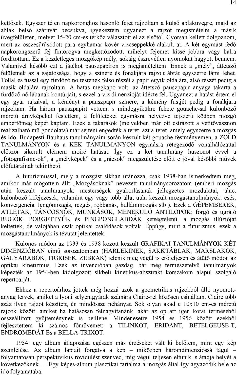 térköz választott el az elsőtől. Gyorsan kellett dolgoznom, mert az összesűrűsödött pára egyhamar kövér vízcseppekké alakult át.