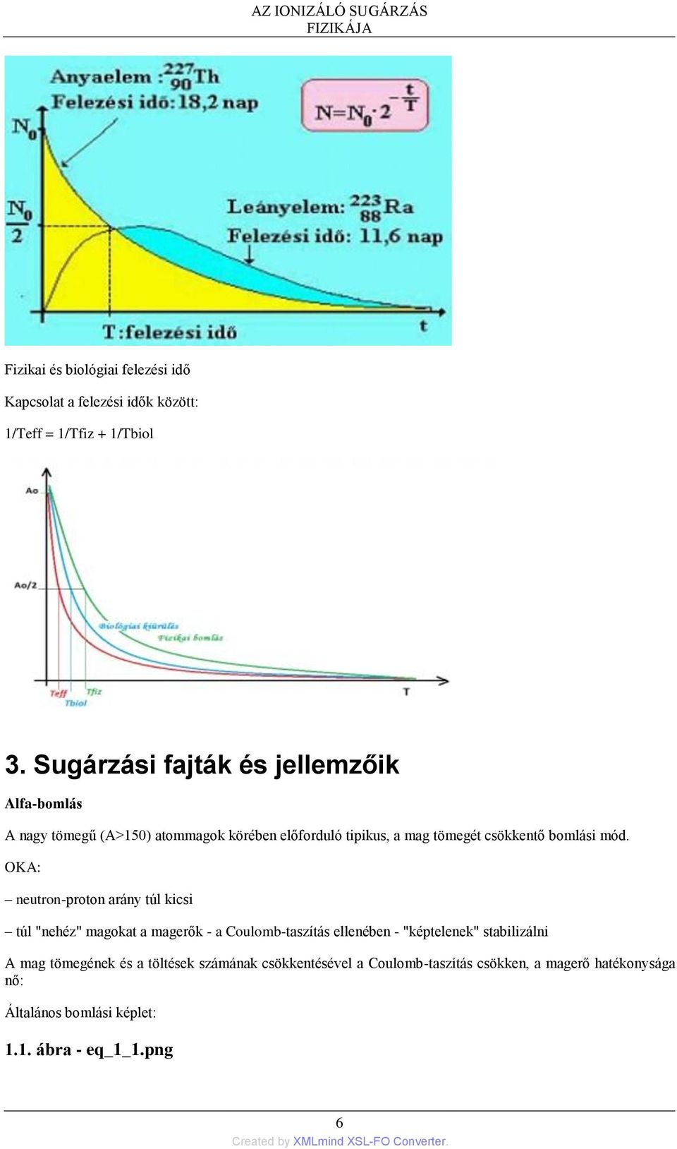 mód. OKA: neutron-proton arány túl kicsi túl "nehéz" magokat a magerők - a Coulomb-taszítás ellenében - "képtelenek" stabilizálni A mag