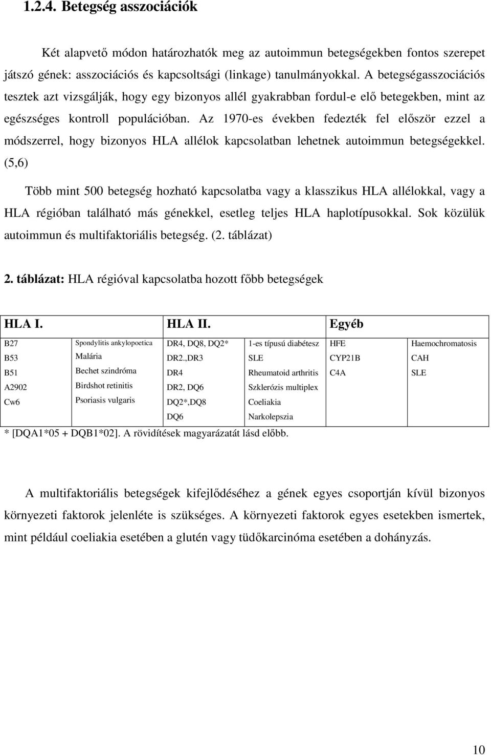 Az 1970-es években fedezték fel először ezzel a módszerrel, hogy bizonyos HLA allélok kapcsolatban lehetnek autoimmun betegségekkel.