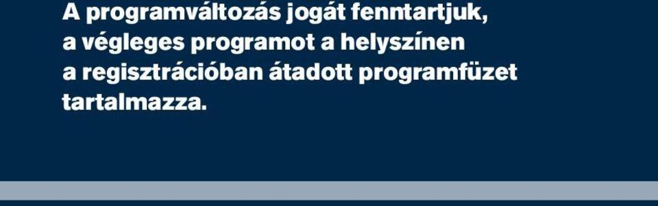 programot a helyszínen a