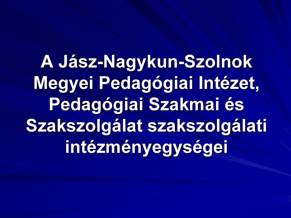 Pedagógiai Szakmai és