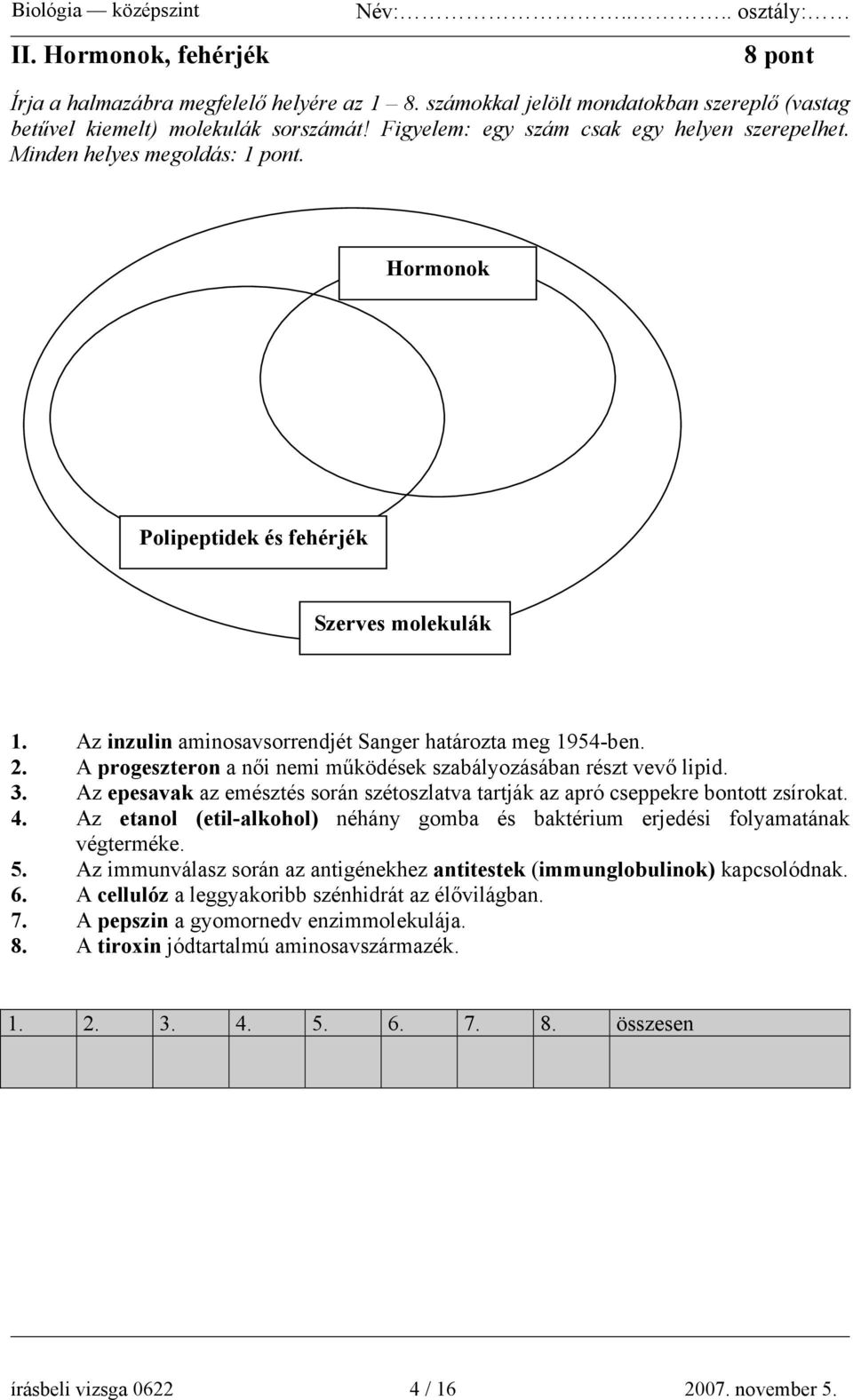 A progeszteron a női nemi működések szabályozásában részt vevő lipid. 3. Az epesavak az emésztés során szétoszlatva tartják az apró cseppekre bontott zsírokat. 4.