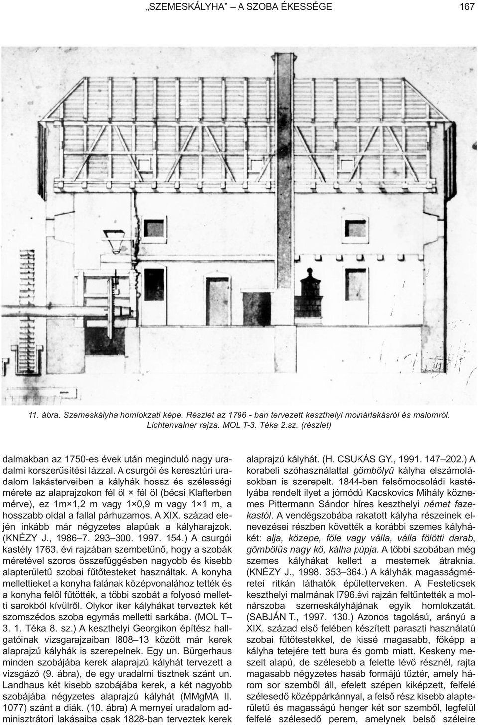 fallal párhuzamos. A XIX. század elején inkább már négyzetes alapúak a kályharajzok. (KNÉZY J., 1986 7. 293 300. 1997. 154.) A csurgói kastély 1763.