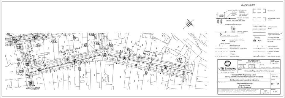 M1-2-4-0 csatorna áll. Az Kft.