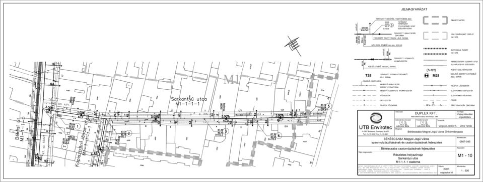 M1-1-1-1 csatorna áll. Az Kft.