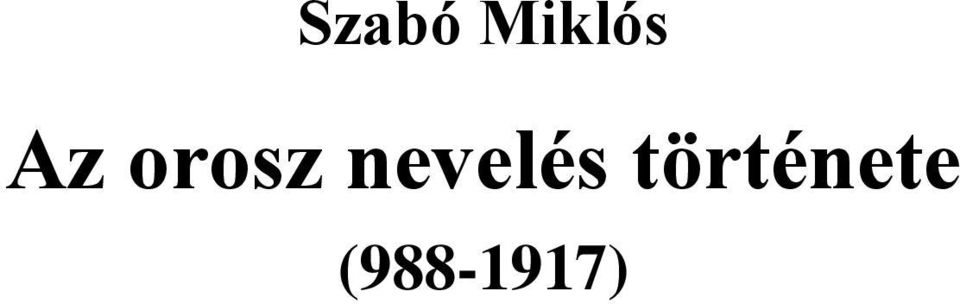 nevelés