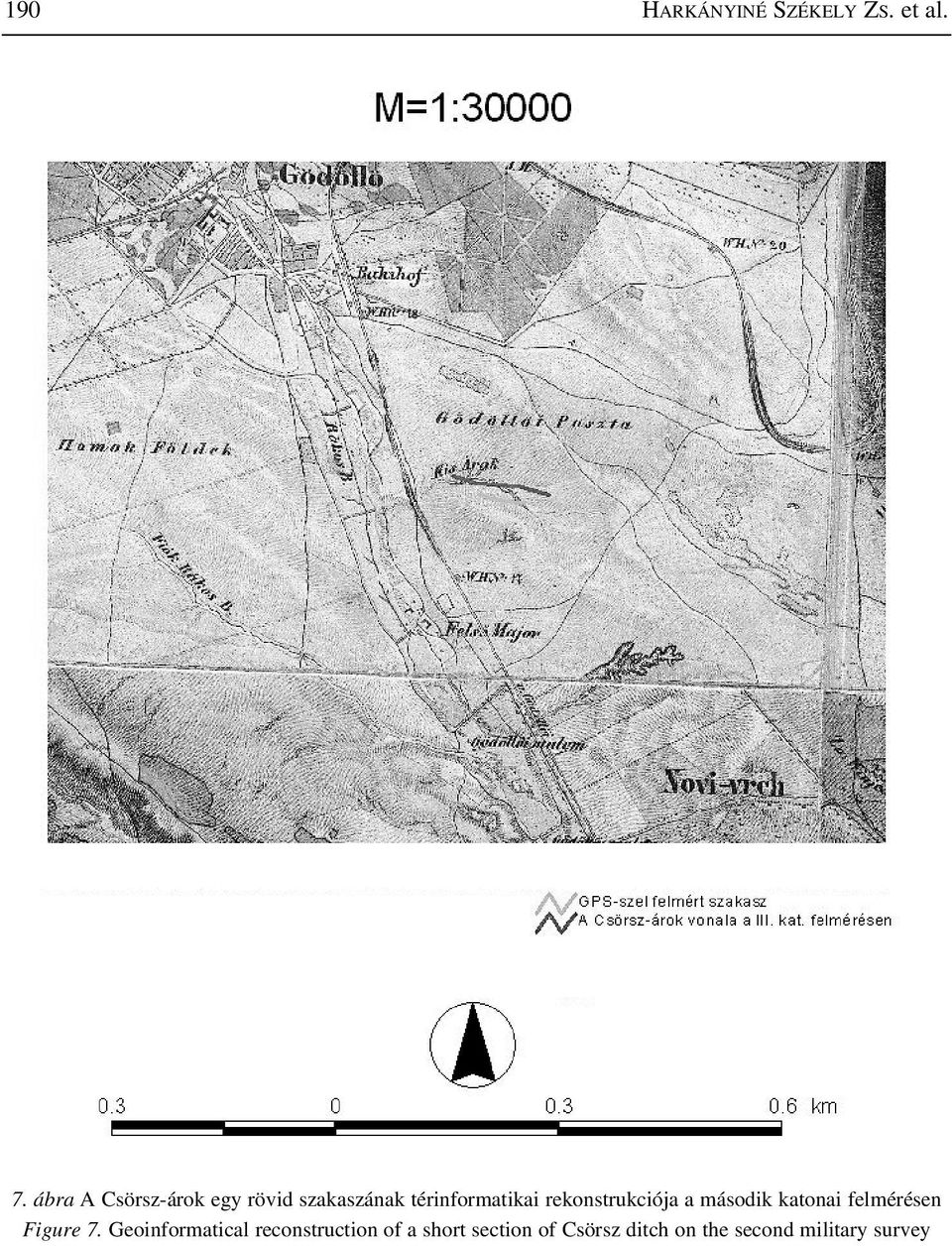 rekonstrukciója a második katonai felmérésen Figure 7.