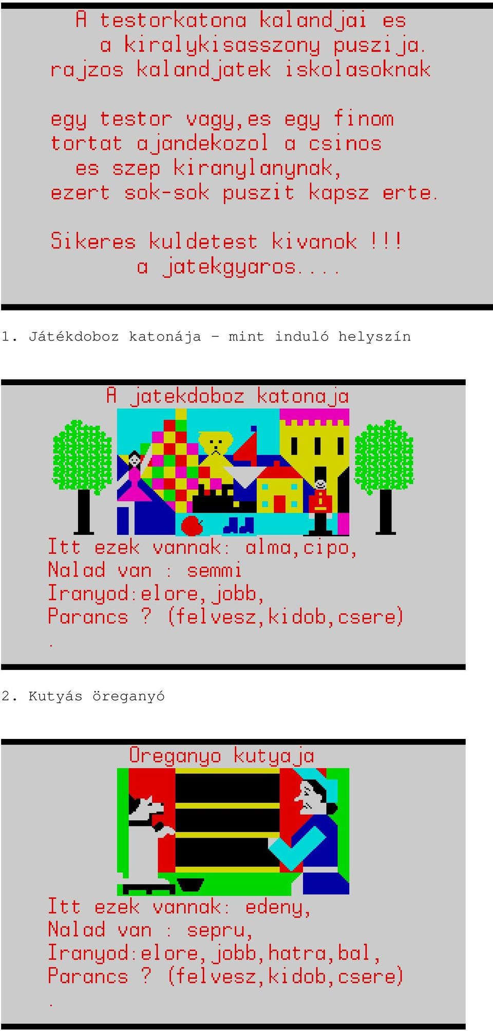 induló helyszín