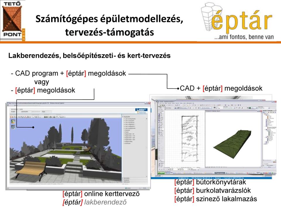 megoldások [éptár] online kerttervező [éptár] lakberendező