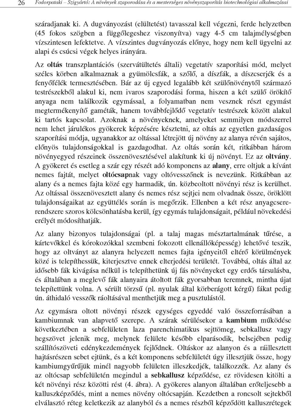 A vízszintes dugványozás előnye, hogy nem kell ügyelni az alapi és csúcsi végek helyes irányára.