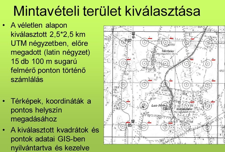 ponton történő számlálás Térképek, koordináták a pontos helyszín