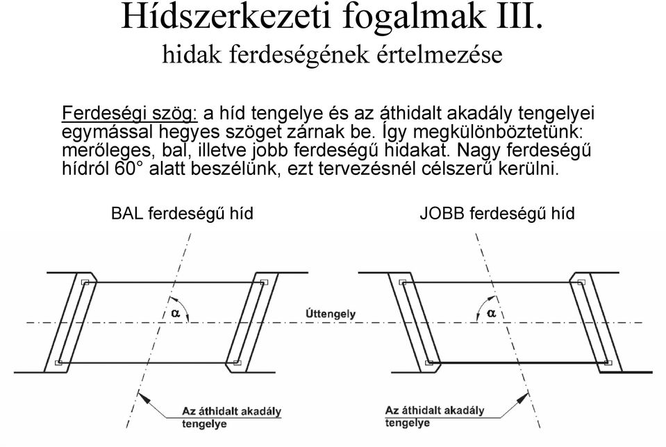 tengelyei egymással hegyes szöget zárnak be.