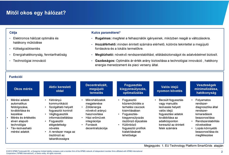 változásokra. Hozzáférhető: minden érintett számára elérhető, különös tekintettel a megújuló forrásokra és a lokális termelőkre.