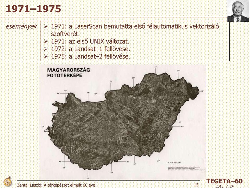 1971: az első UNIX változat.