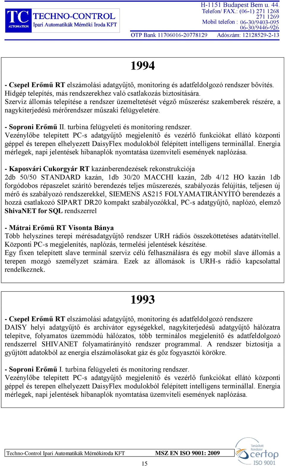 turbina felügyeleti és monitoring rendszer.