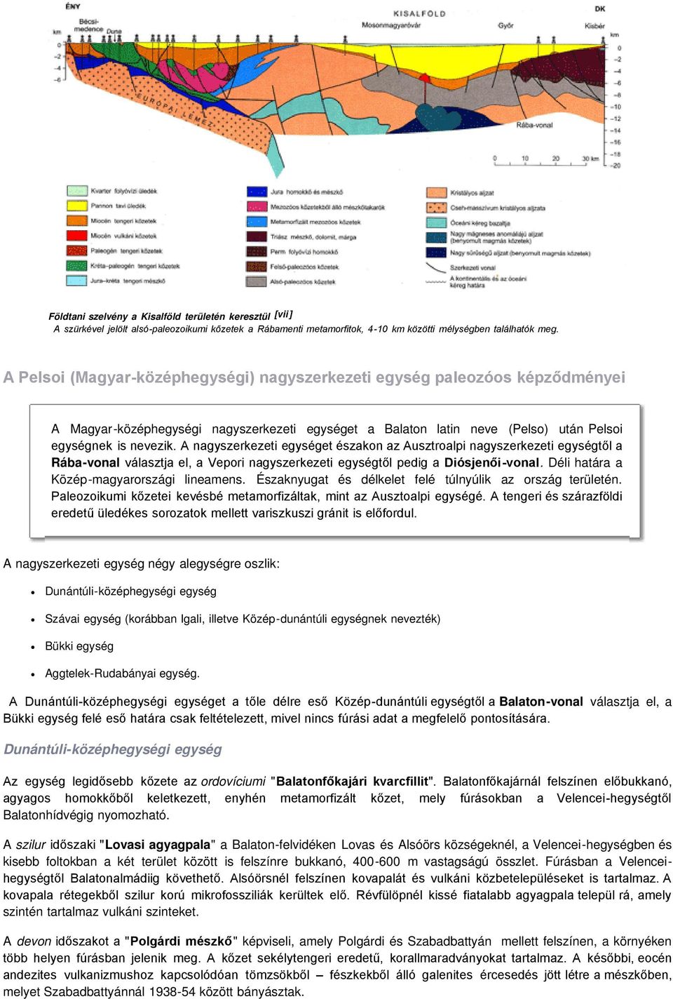 A nagyszerkezeti egységet északon az Ausztroalpi nagyszerkezeti egységtől a Rába-vonal választja el, a Vepori nagyszerkezeti egységtől pedig a Diósjenői-vonal.