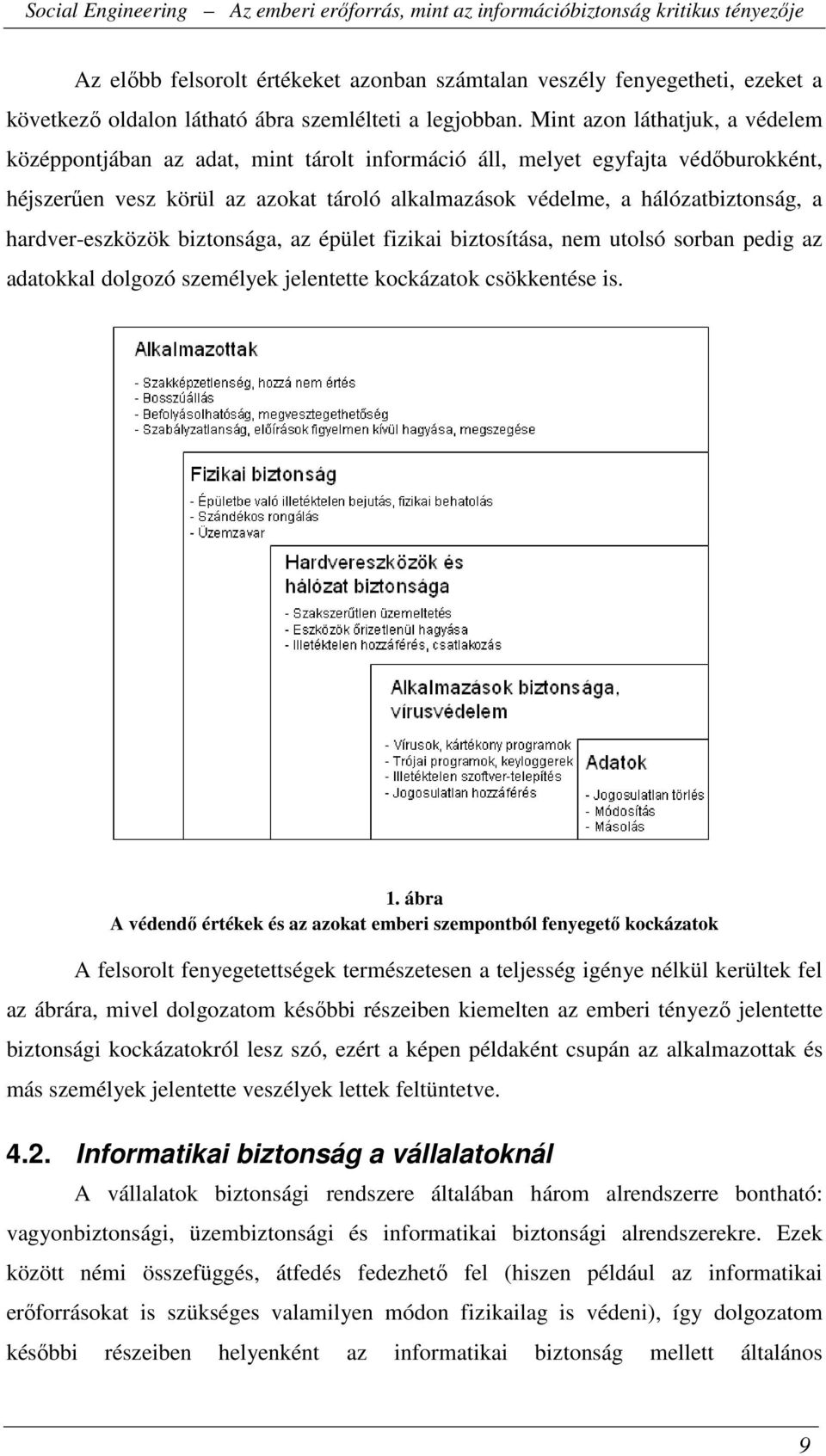 hardver-eszközök biztonsága, az épület fizikai biztosítása, nem utolsó sorban pedig az adatokkal dolgozó személyek jelentette kockázatok csökkentése is. 1.