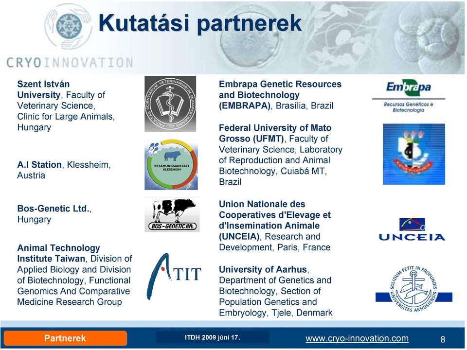 Biotechnology (EMBRAPA), Brasília, Brazil Federal University of Mato Grosso (UFMT), Faculty of Veterinary Science, Laboratory of Reproduction and Animal Biotechnology, Cuiabá MT, Brazil Union