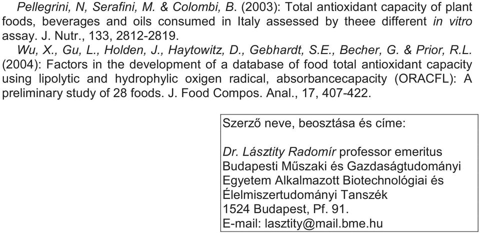 , Holden, J., Haytowitz, D., Gebhardt, S.E., Becher, G. & Prior, R.L.