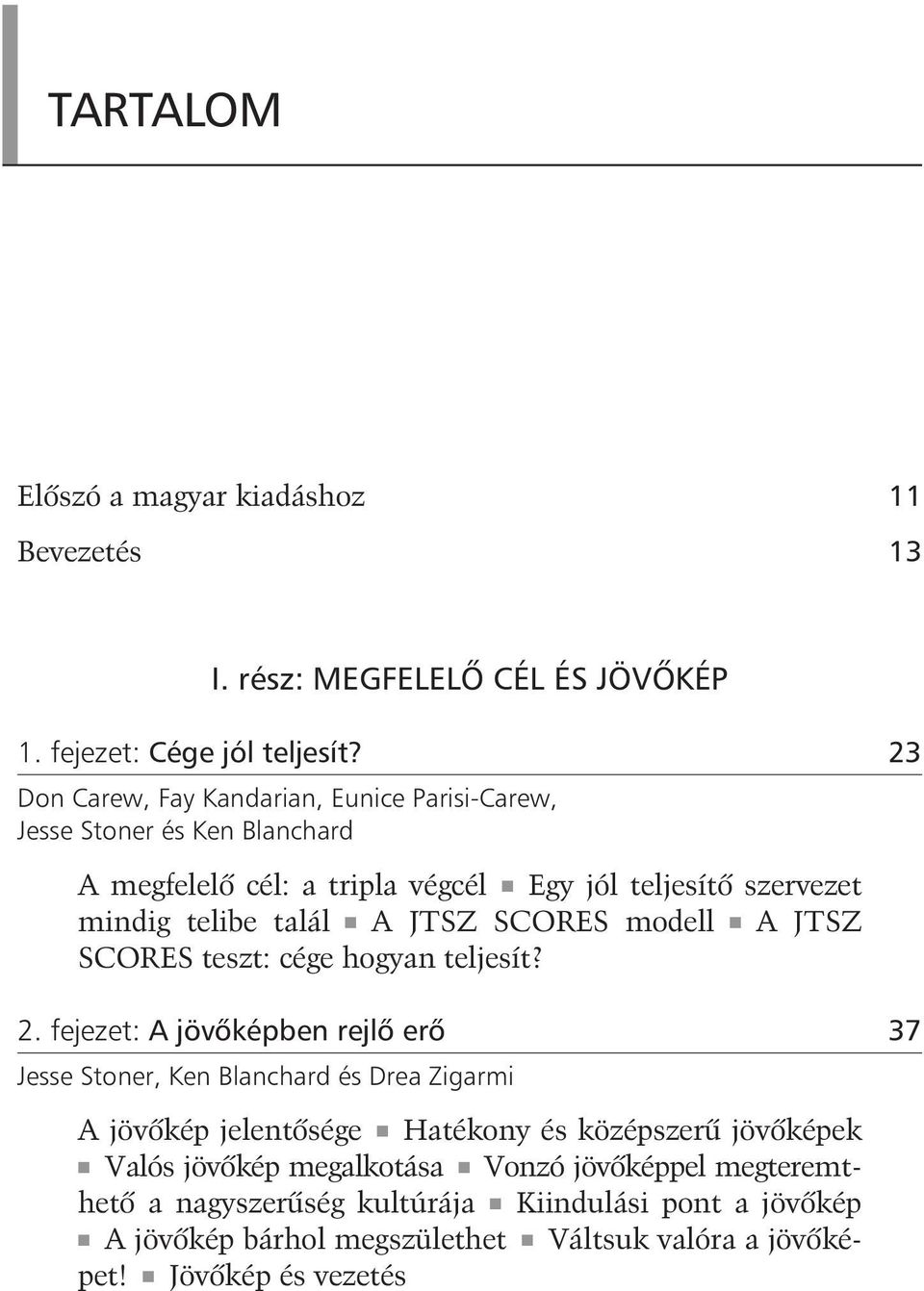 JTSZ SCORES modell A JTSZ SCORES teszt: cége hogyan teljesít? 2.