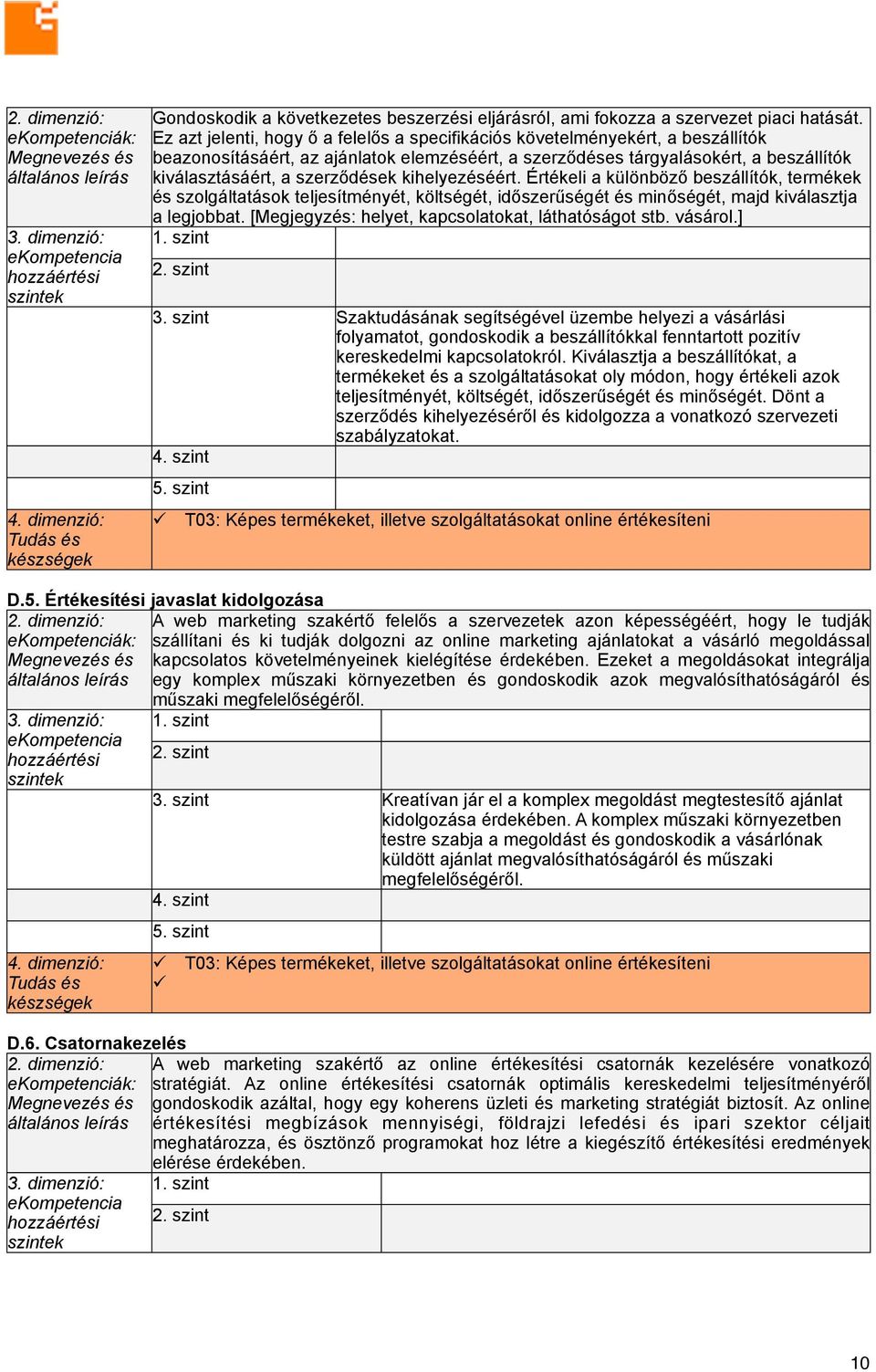 kihelyezéséért. Értékeli a különböző beszállítók, termékek és szolgáltatások teljesítményét, költségét, időszerűségét és minőségét, majd kiválasztja a legjobbat.