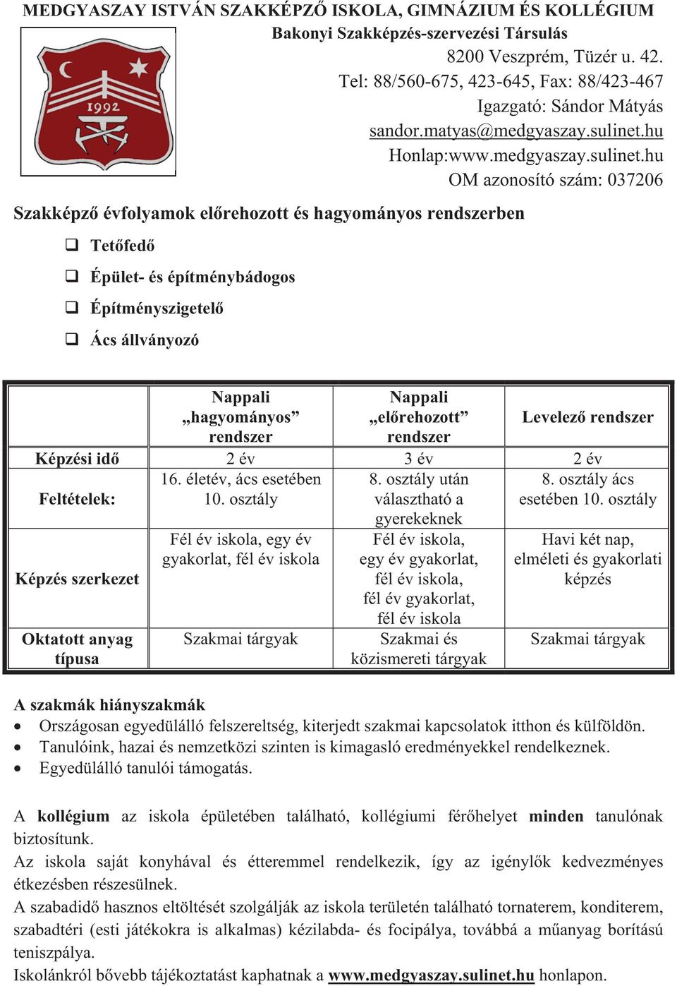 hu Honlap:www.medgyaszay.sulinet.