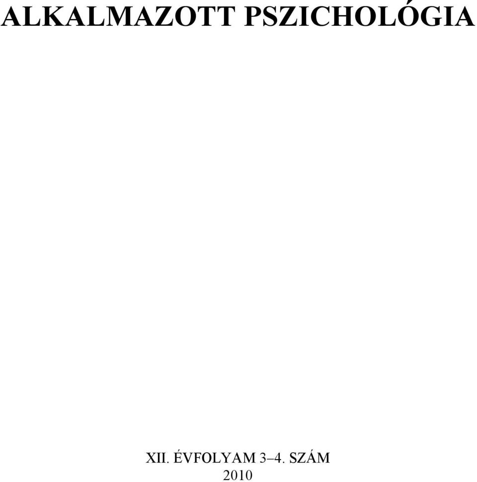 SZÁM (2004) 1 ALKALMAZOTT