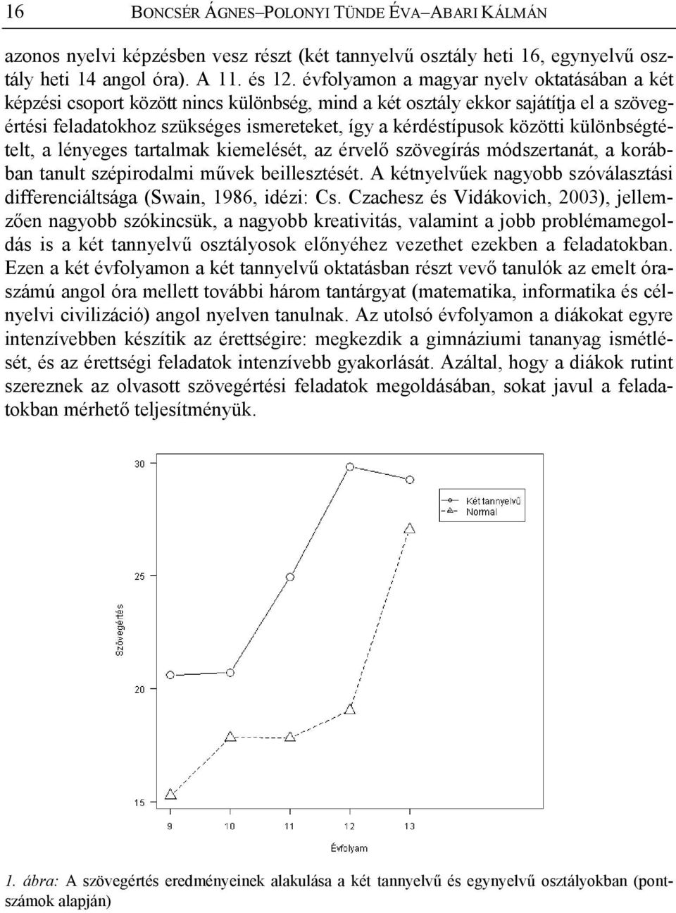 közötti különbségtételt, a lényeges tartalmak kiemelését, az érvelő szövegírás módszertanát, a korábban tanult szépirodalmi művek beillesztését.