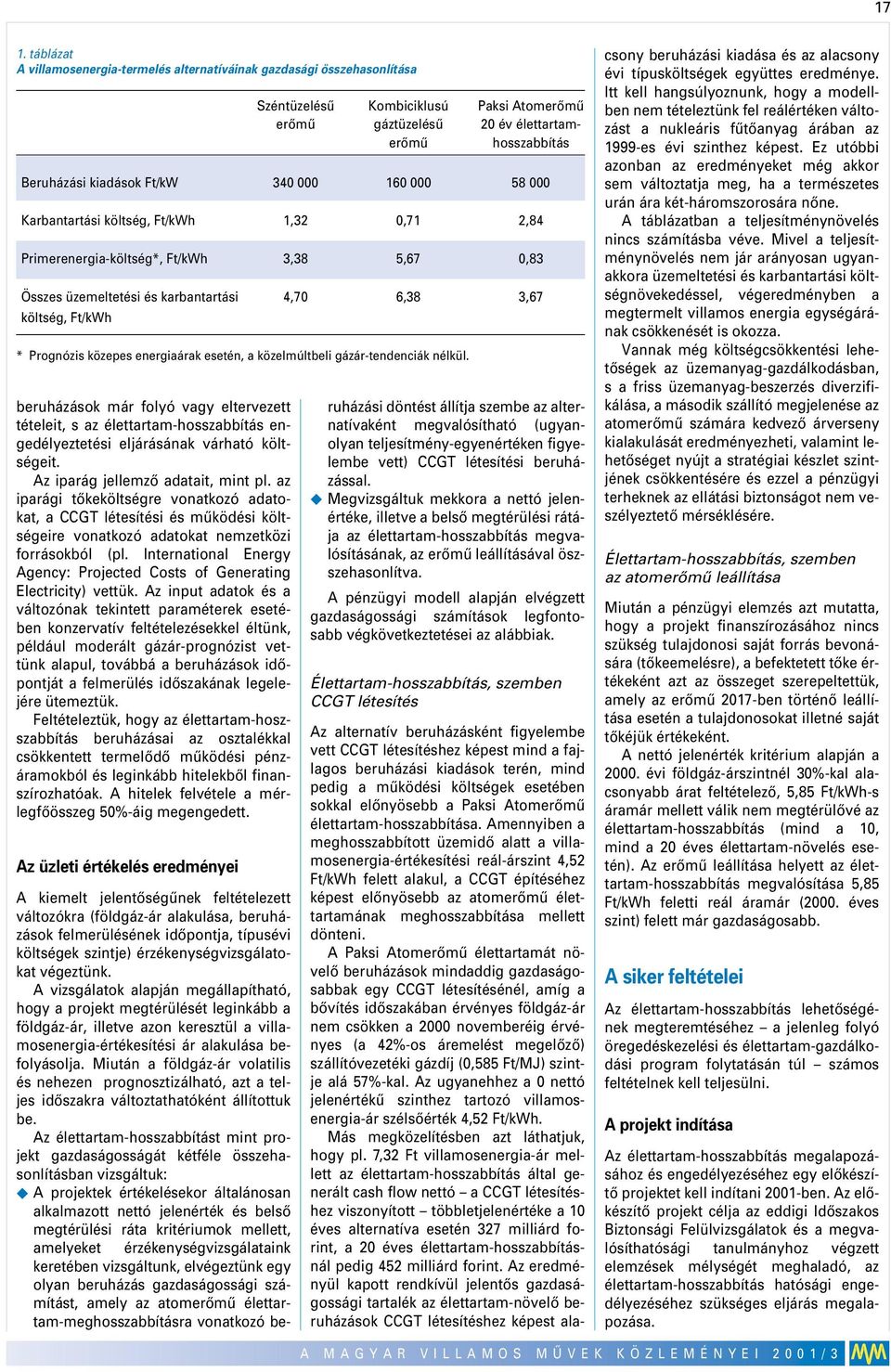 International Energy Agency: Projected Costs of Generating Electricity) vettük.