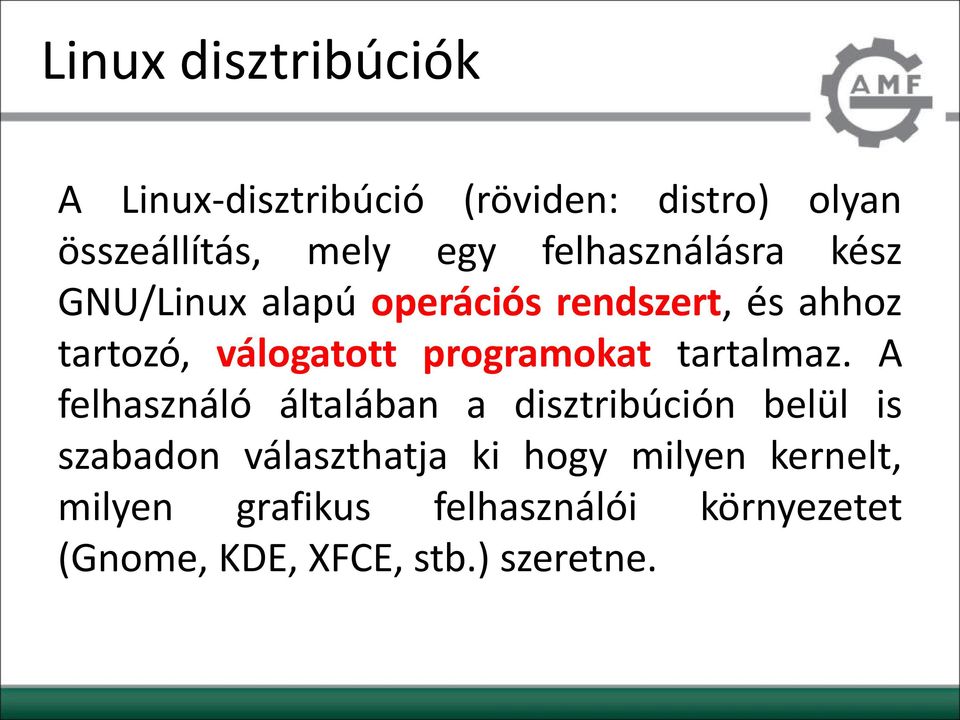 programokat tartalmaz.