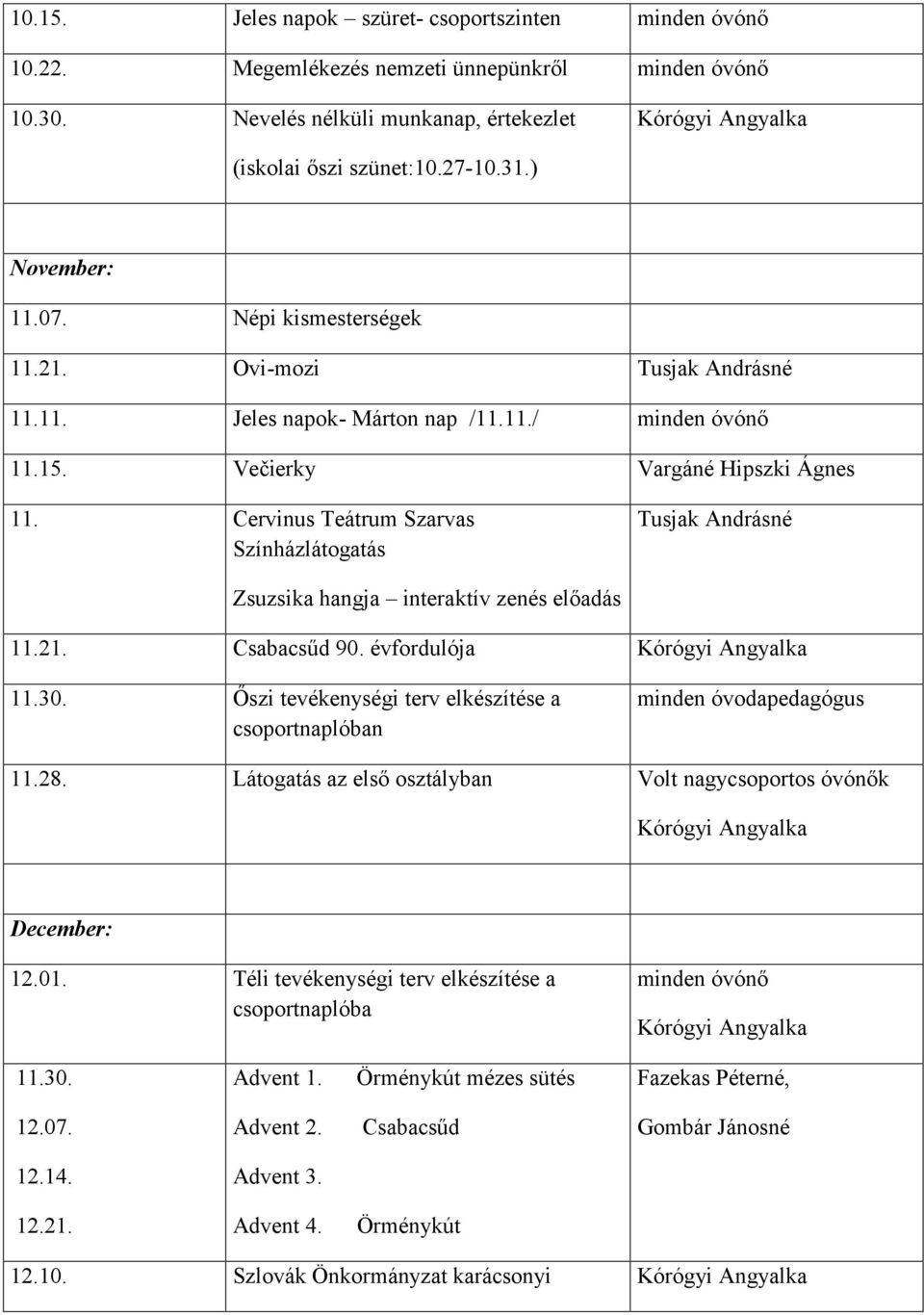 Cervinus Teátrum Szarvas Színházlátogatás Tusjak Andrásné Zsuzsika hangja interaktív zenés előadás 11.21. Csabacsűd 90. évfordulója 11.30.