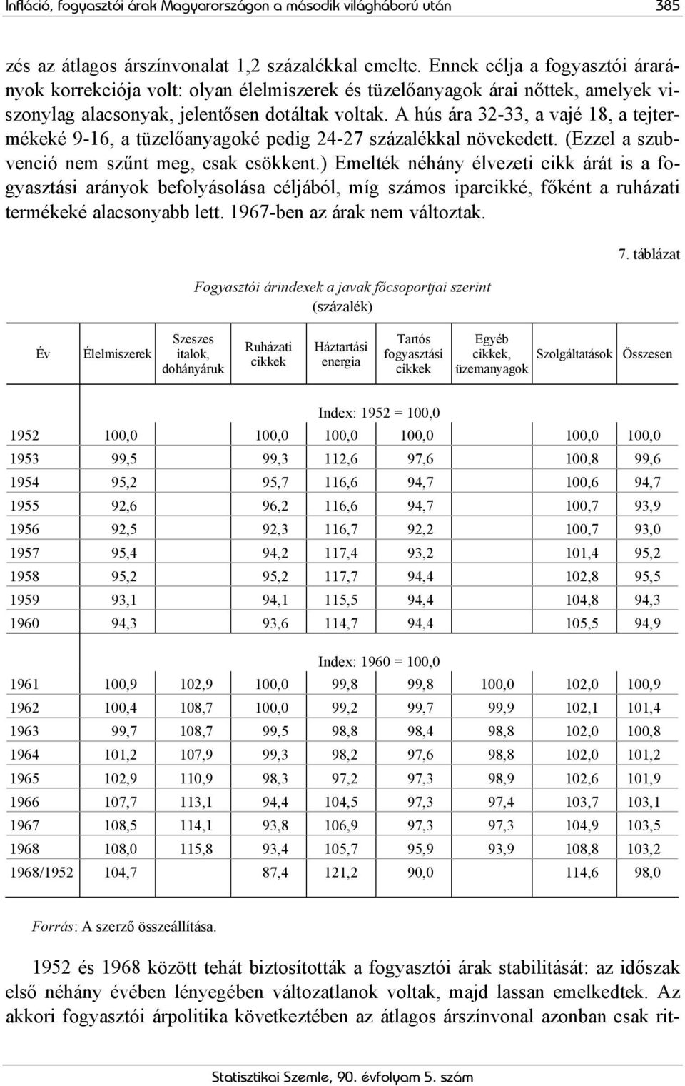 A hús ára 32-33, a vajé 18, a tejtermékeké 9-16, a tüzelőanyagoké pedig 24-27 százalékkal növekedett. (Ezzel a szubvenció nem szűnt meg, csak csökkent.