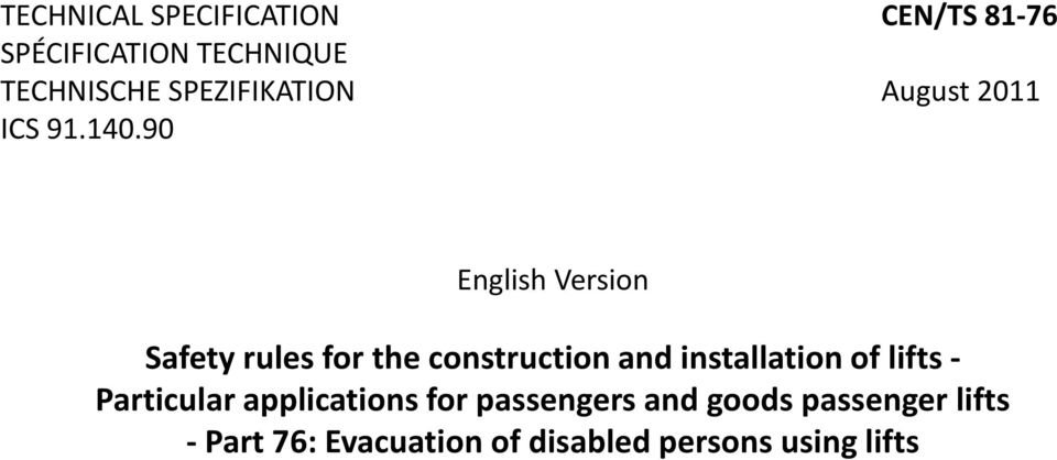90 English Version Safety rules for the construction and installation of