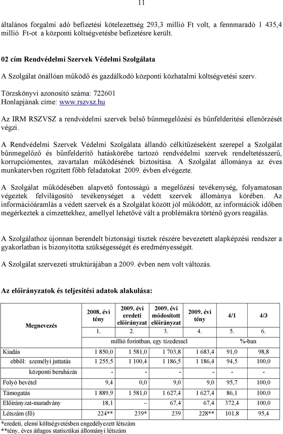 hu Az IRM RSZVSZ a rendvédelmi szervek belső bűnmegelőzési és bűnfelderítési ellenőrzését végzi.