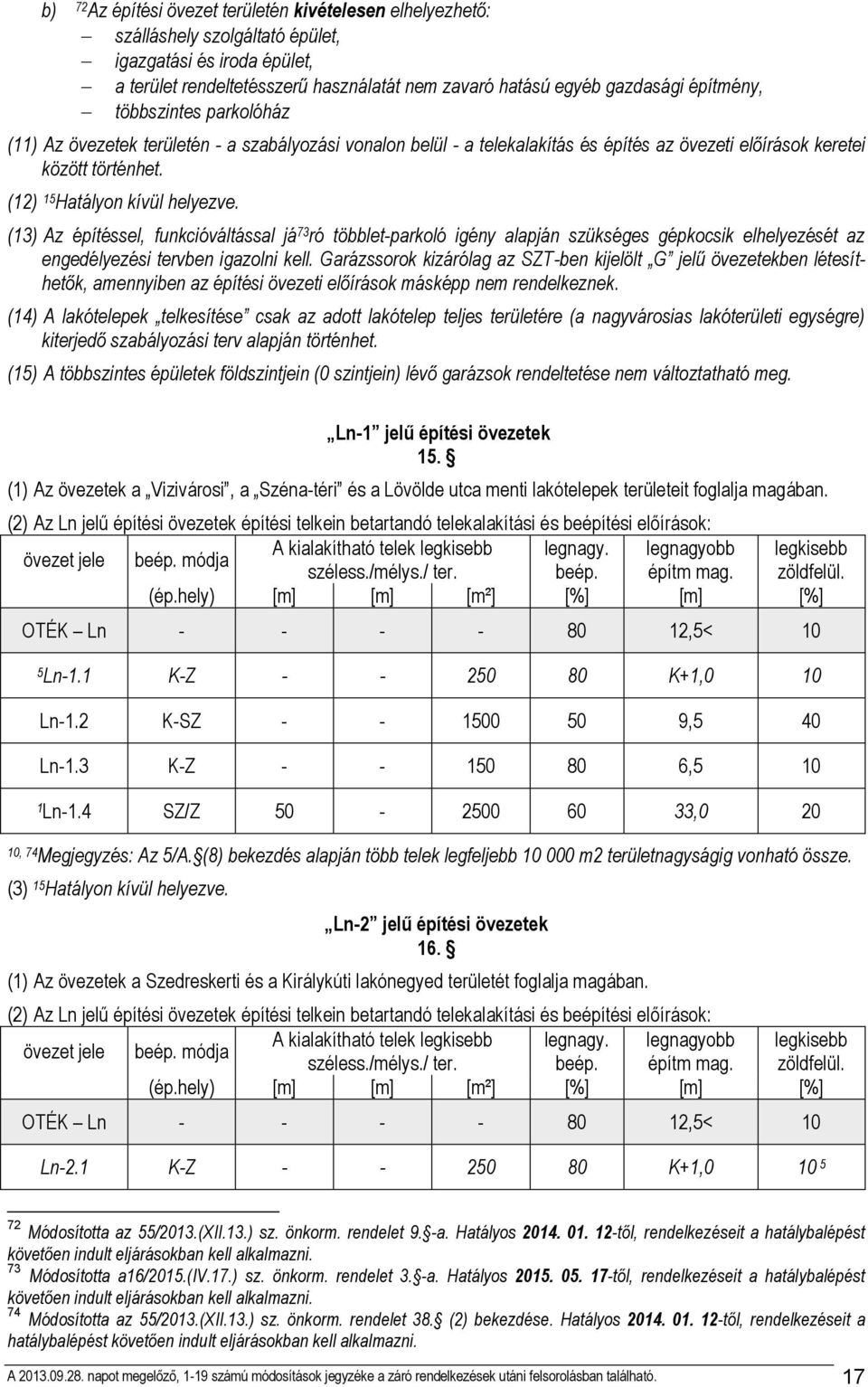 (13) Az építéssel, funkcióváltással já 73 ró többlet-parkoló igény alapján szükséges gépkocsik elhelyezését az engedélyezési tervben igazolni kell.