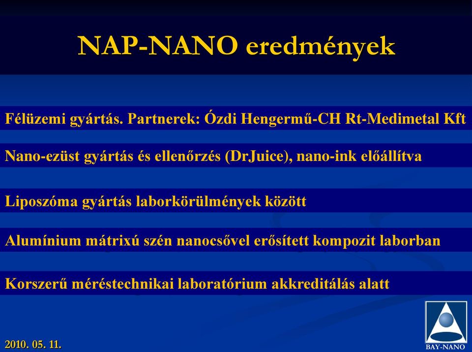 Kiricsi Imre) Fém Nano-ezüst nanorészecskék gyártás és előállítása ellenőrzés és (DrJuice), alkalmazása nano-ink előállítva Nanomedicina (DSc.