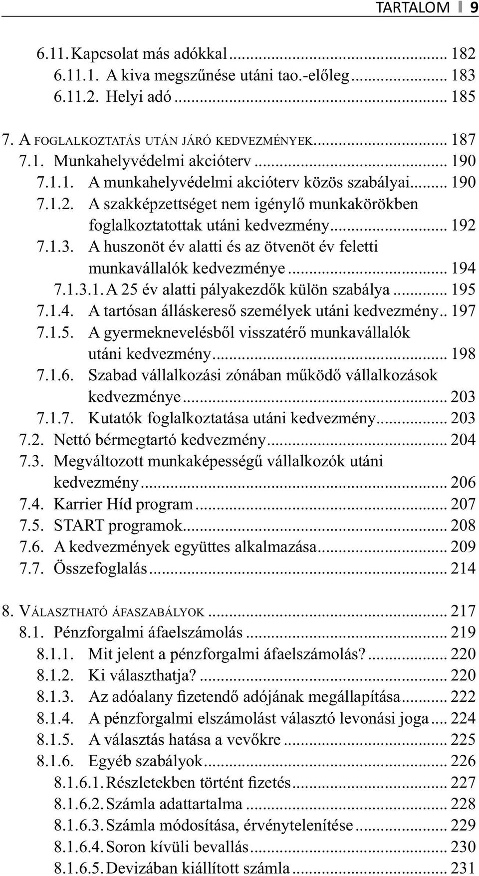 197 utáni kedvezmény 198 kedvezménye 203 203 kedvezmény 206 207 208