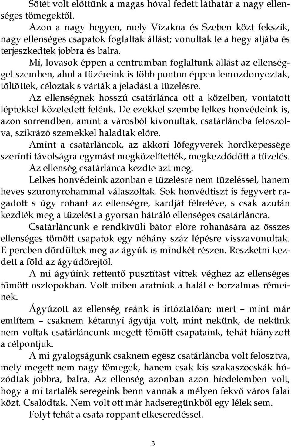 Mi, lovasok éppen a centrumban foglaltunk állást az ellenséggel szemben, ahol a tüzéreink is több ponton éppen lemozdonyoztak, töltöttek, céloztak s várták a jeladást a tüzelésre.