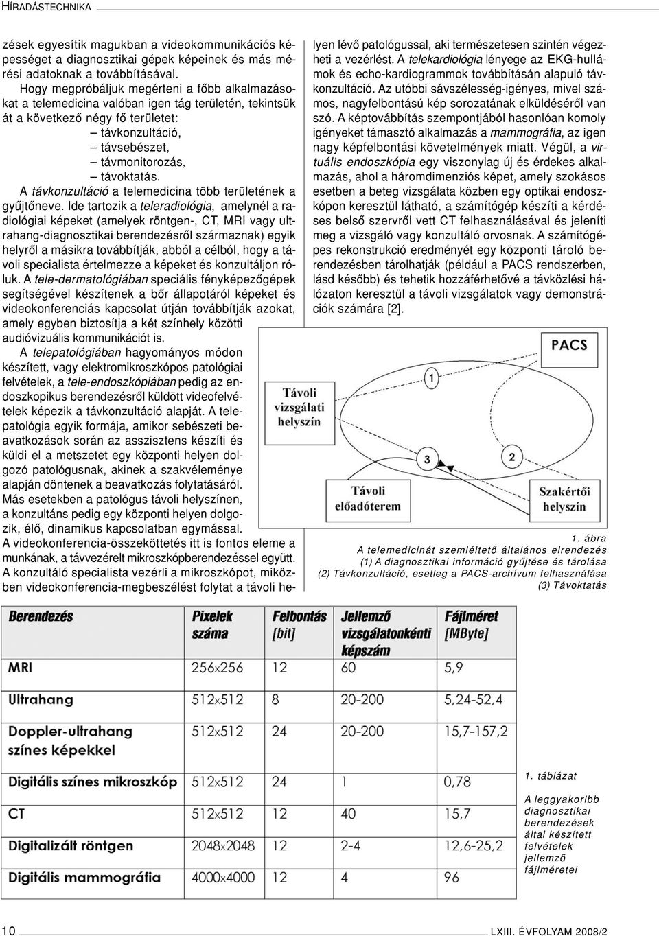 A távkonzultáció a telemedicina több területének a gyûjtôneve.