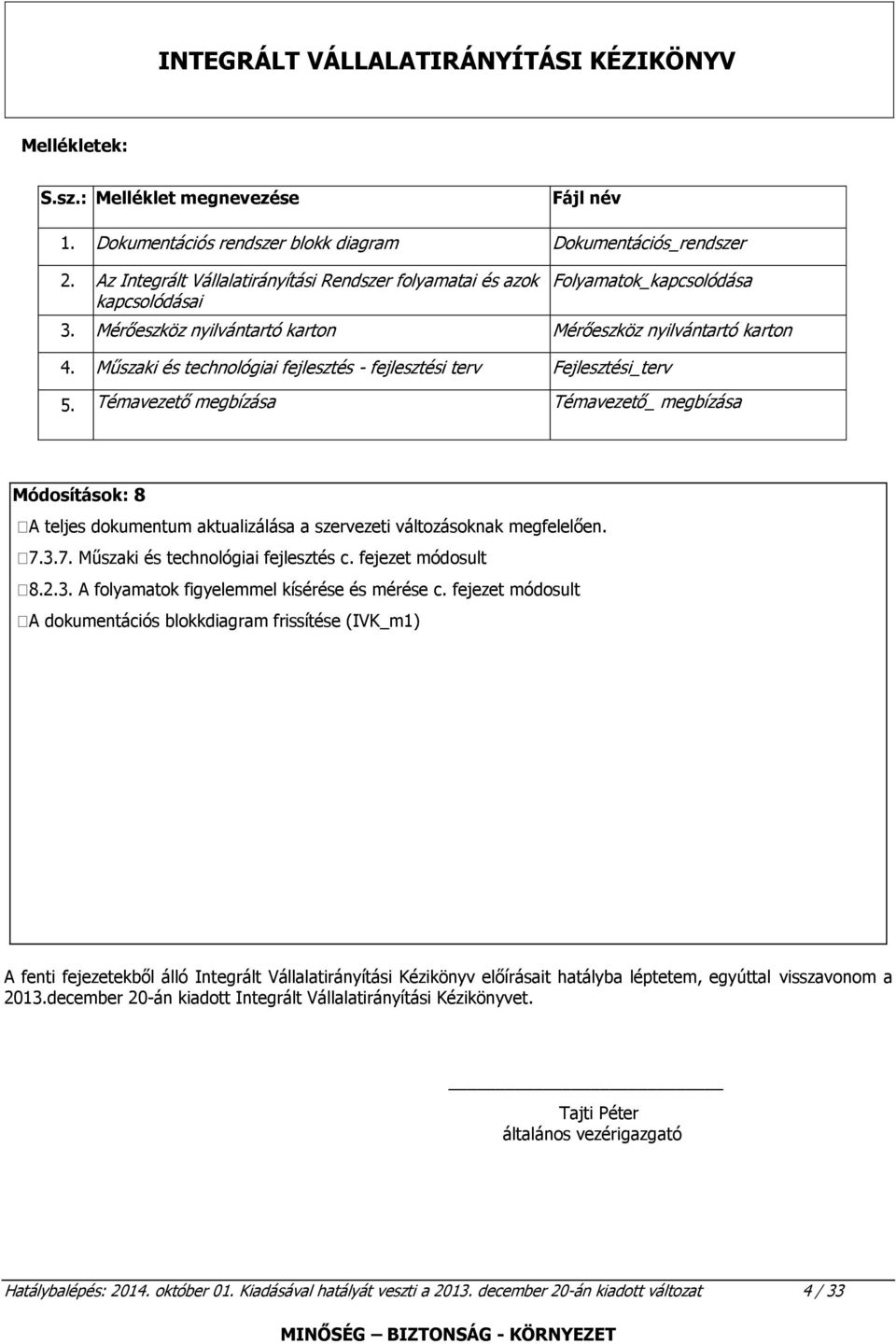 Műszaki és technológiai fejlesztés - fejlesztési terv Fejlesztési_terv 5.