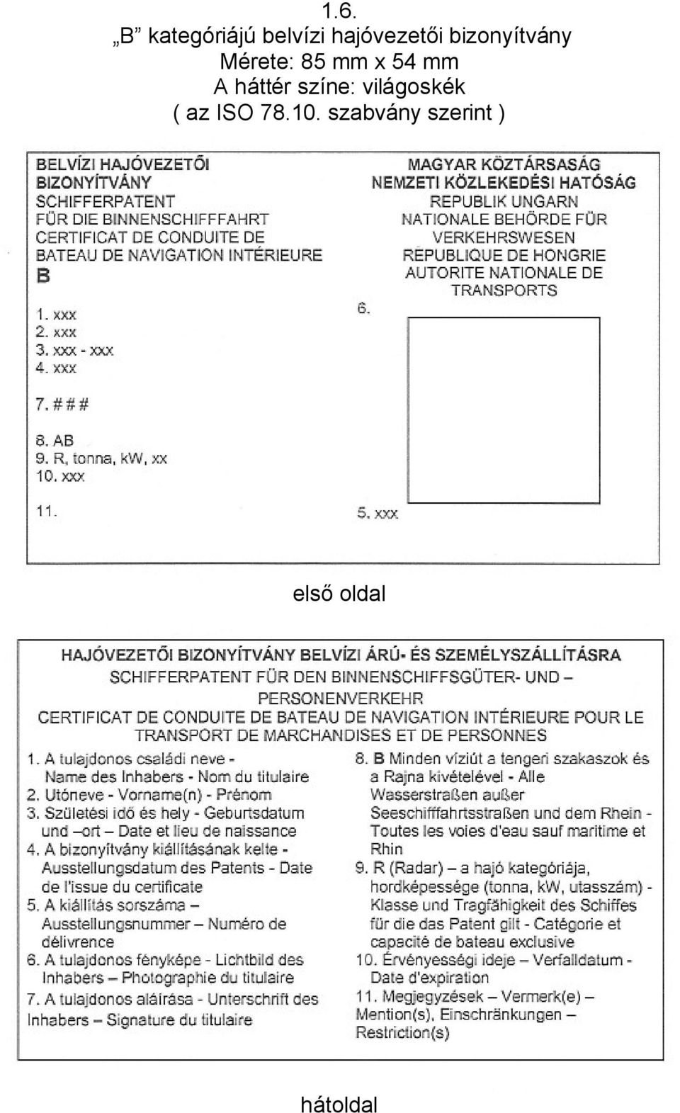 háttér színe: világoskék ( az ISO 78.