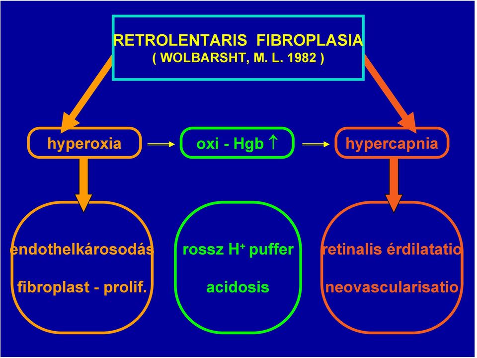 endothelkárosodás fibroplast - prolif.