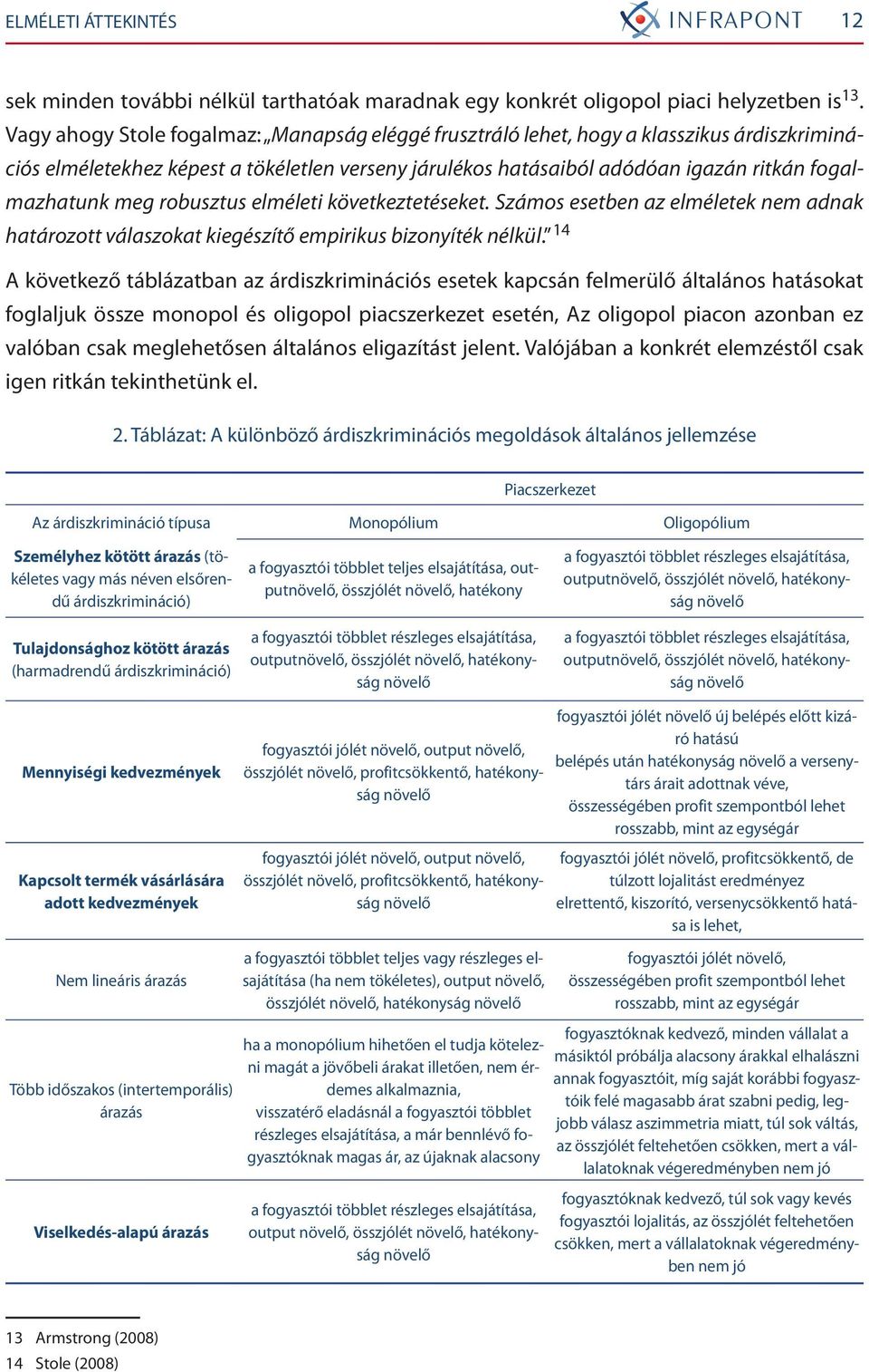 robusztus elméleti következtetéseket. Számos esetben az elméletek nem adnak határozott válaszokat kiegészítő empirikus bizonyíték nélkül.