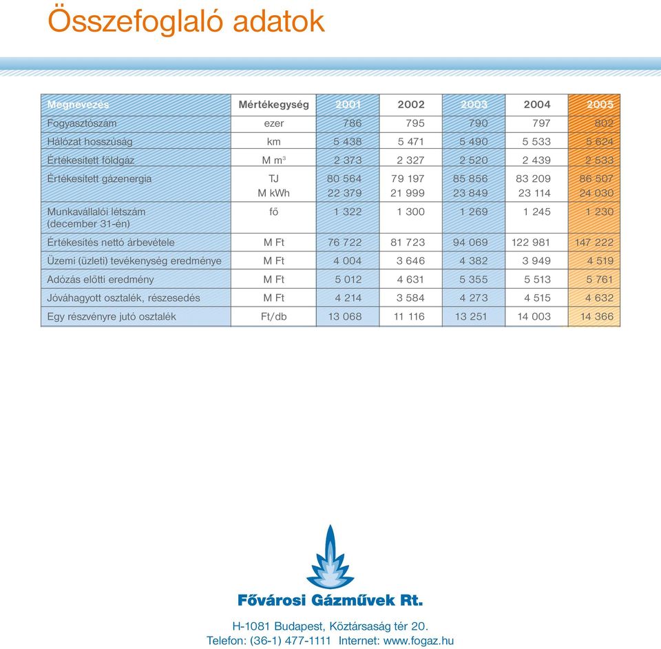 Értékesítés nettó árbevétele M Ft 76 722 81 723 94 069 122 981 147 222 Üzemi (üzleti) tevékenység eredménye M Ft 4 004 3 646 4 382 3 949 4 519 Adózás előtti eredmény M Ft 5 012 4 631 5 355 5 513 5