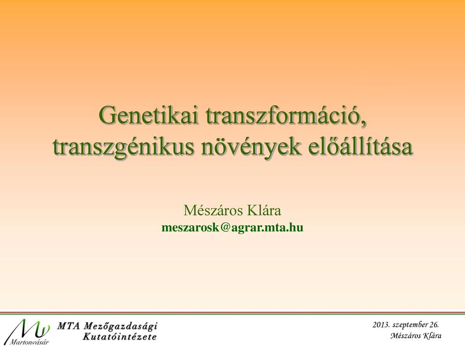 transzgénikus