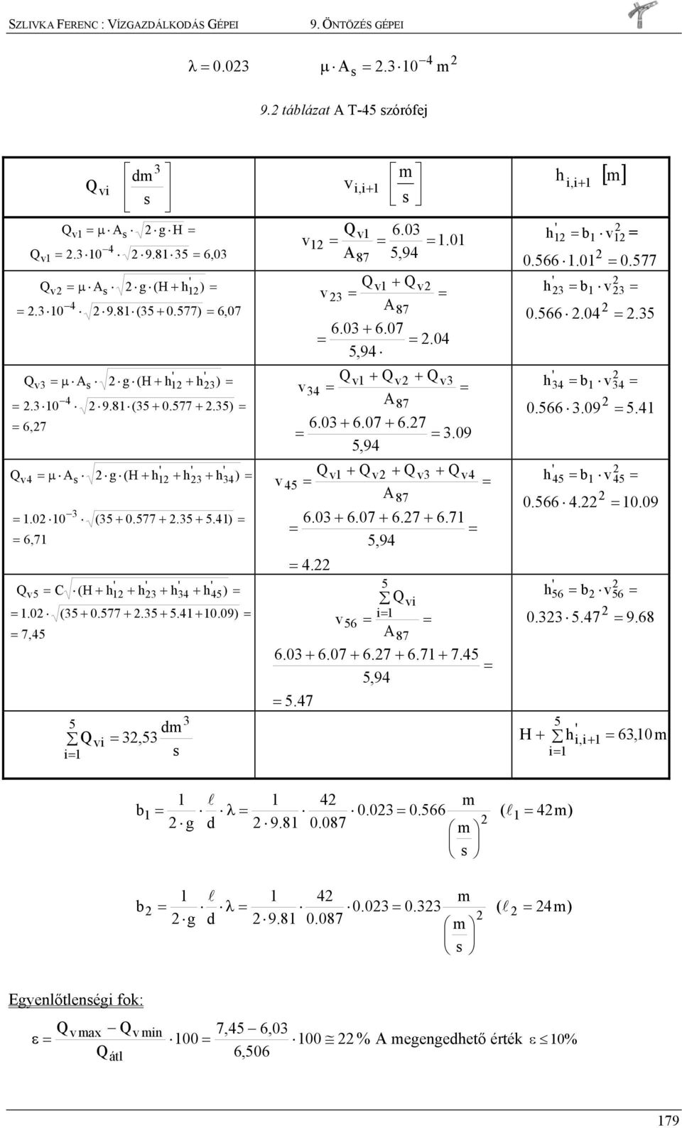 566 4. 0.09.0 0 (5 + 0.577 +.5 + 5.4) 6.0 + 6.07 + 6.7 + 6.7 6,7 5,94 4. ' ' ' ' 5 ' Q 5 C (H + h + h + h4 + h 45 ) Q h 56 b 56.0 (5 + 0.577 +.5 + 5.4+ 0.09) i i 56 0. 5.47 9.68 7,45 87 6.0 + 6.07 + 6.7 + 6.7 + 7.