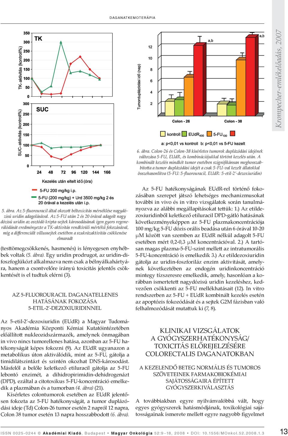 differenciált villussejtek esetében a szukrázaktivitás csökkenése elmaradt (testtömegcsökkenés, hasmenés) is lényegesen enyhébbek voltak (5. ábra).