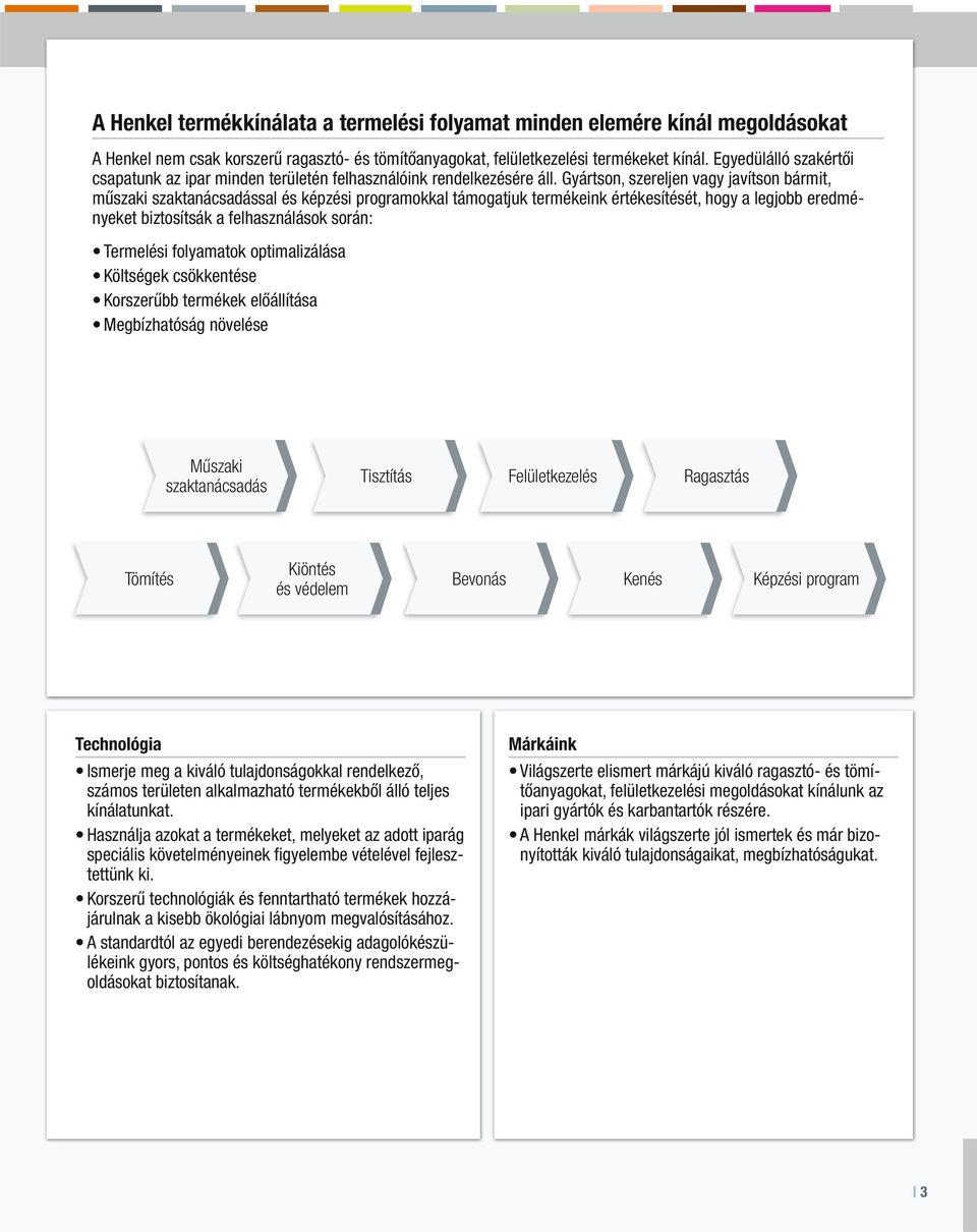 Gyártson, szereljen vagy javítson bármit, műszaki szaktanácsadással és képzési programokkal támogatjuk termékeink értékesítését, hogy a legjobb eredményeket biztosítsák a felhasználások során: